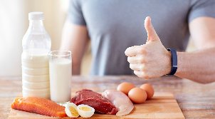 Alimentos saudáveis ​​de proteína