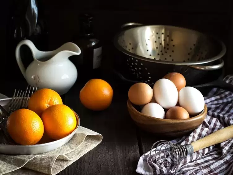 ovos e laranjas para a dieta do ovo