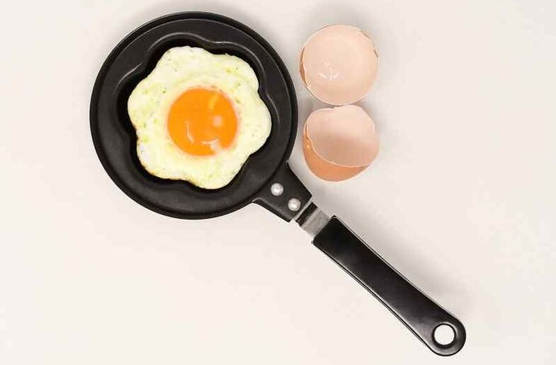 ovos mexidos para uma dieta de carboidratos