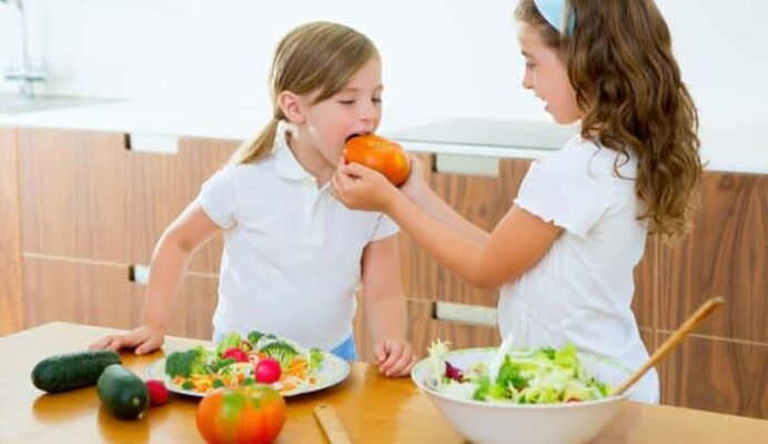 crianças em uma dieta sem glúten