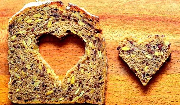 pão de grão com dieta de trigo sarraceno